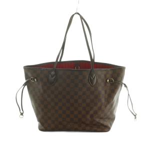 LOUIS VUITTON ダミエ ネヴァーフルMM トートバッグ ブラウン N51105