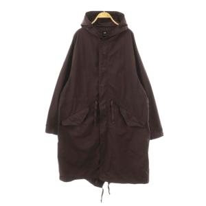 P/N Garment Dyed Military Parka コート モッズコート 38 ブラウン /CX