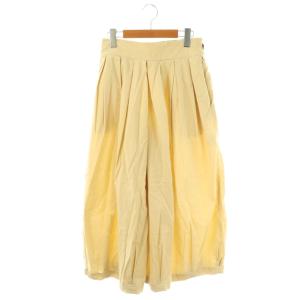 細コーデュロイサーカスキュロット ワイドパンツ コットン 1 アイボリー /NR OS SH