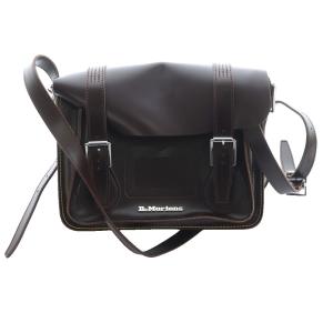 11インチレザーサッチェル クロスボディ ショルダー 茶 ブラウン /SS OS