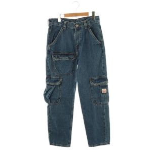 STAY LOOSE カーゴ ミディアムインディゴ デニム パンツ 28