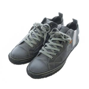 SPINGLE MOVE ハイカットスニーカー レザー 本革 M 25.5cm チャコールグレー 灰色 SPM-442 /RI OS