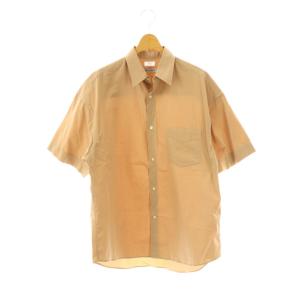 RHC ×THOMAS MASON コットンハーフスリーブシャツ 半袖 M ベージュ /HK OS