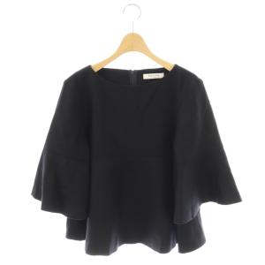 ウール混 カットソー プルオーバー 38 ダークネイビー /DF OS