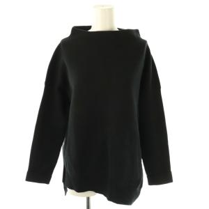 ニット セーター プルオーバー 長袖 黒 ブラック ボトルネック /CX OS