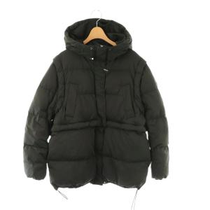 25AW マルチWAYツイードショートダウンジャケット S ブラック /ES OS