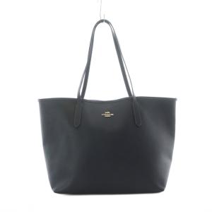 シティ トート バッグ レザー 本革 黒 ブラック CR111 /RI OS