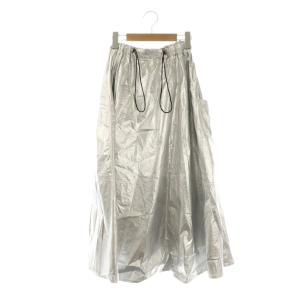 24SS イージースカート 38 シルバー色 /DO OS