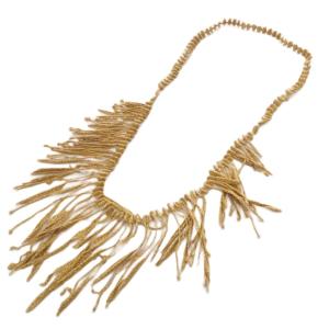 イッセイミヤケ ラメネックレス ゴールド色 /SR