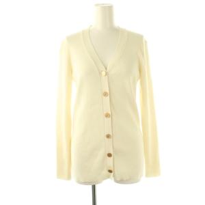 25SS DINER RIB Vネックカーディガン アイボリー