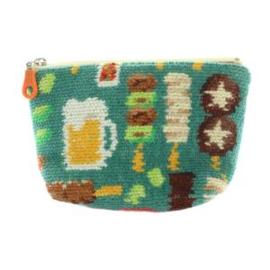 ラブラリーバイ LOVERARY BY トリアエズビールデ! 舟型ポーチ アクセサリー マルチカラー 緑