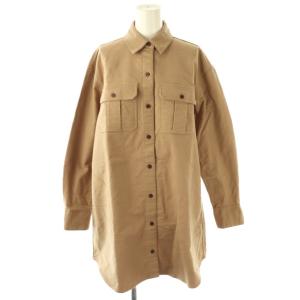 24AW Moleskin Twill MTRY OS SHIRTDR シャツ 長袖 P ベージュ /DF