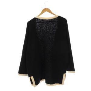 ADORE 23AW ツィーディーニット カーディガン 38 ブラック