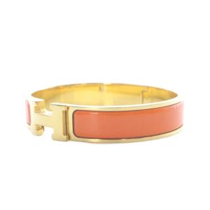 HERMES クリック H バングル オレンジ