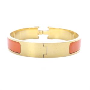 HERMES クリック H バングル オレンジ