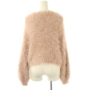 eimy istoire フラッフィーシャギーニットカーディガン F ピンク /DF OS