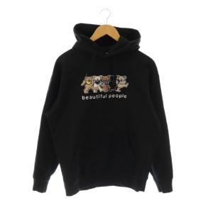 × Grateful Deadプルオーバーパーカー 長袖 刺繍 コットン 170 M 黒 /NR OS