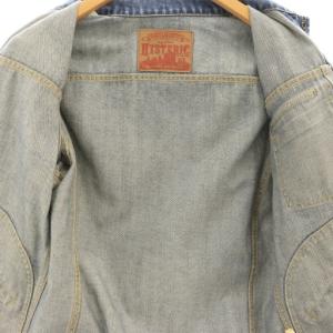 HYSTERIC GLAMOUR ジップアップデニムジャケット Gジャン M インディゴ 0204AB07 /CX OS AD