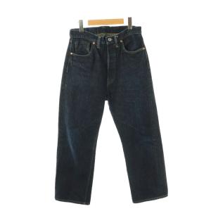 40S jeans 大戦モデルデニムパンツ ボタンフライ ブルー
