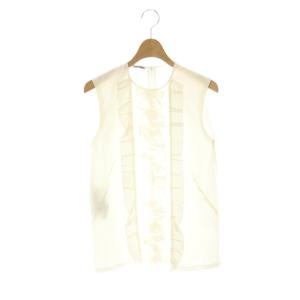 レースノースリーブブラウス 36 アイボリー /DO OS