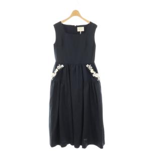 ビジューノーブルワンピース 0 ネイビー ホワイト /DO OS