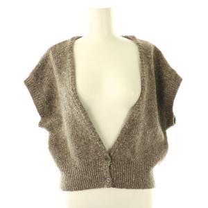23AW OLIVETTE ニットベスト グレー /DF OS