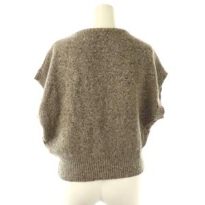 Plage 23AW OLIVETTE ニットベスト グレー /DF OS