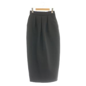 24SS コクーンタックスカート ロング 34 ブラック /DF OS