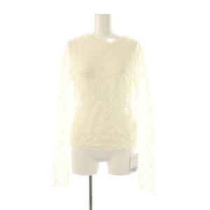 24AW ペイズリー ストレッチレースプルオーバー カットソー 長袖 キナリ /HK OS