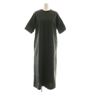 HPS別注 5分袖カットソーワンピース ロング 0 チャコールグレー /DF OS