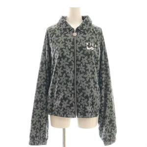 デイジー ウーブンジャケット ジップアップ XL ブラック グレー