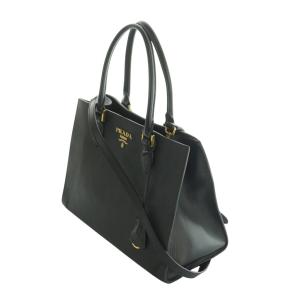 PRADA ハンドバッグ 2WAY サフィアーノレザー ネイビー 1BA118