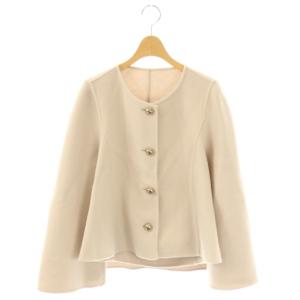 25AW リバーケープジャケット ポンチョ 36 ライトグレージュ