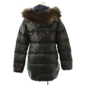 DUVETICA KAPPA ダウンコート ジップアップ 38 ブラック /HK OS