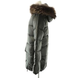 DUVETICA KAPPA ダウンコート ジップアップ 38 ブラック /HK OS