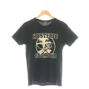 ガール Tシャツ カットソー 半袖 S ブラック /DF OS