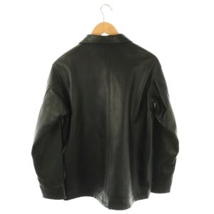 Schott ラムレザー カバーオール S ブラック