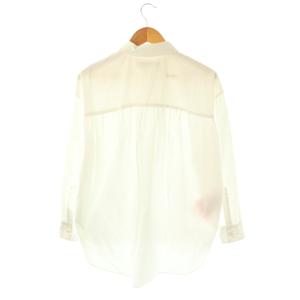 MARNI 24AW コットン バックフレアシャツ 長袖 38 ホワイト /HK OS