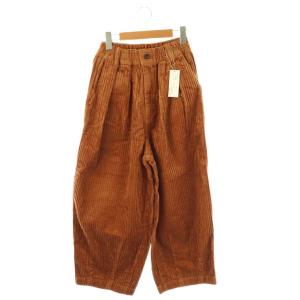 ビッグコーデュロイサーカスパンツ ワイド ジッパーフライ コットン 1 茶 /NR OS SH