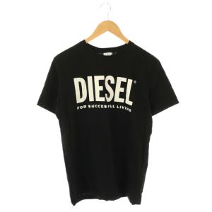ロゴTシャツ カットソー M ブラック ホワイト /DO OS