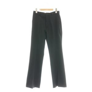 アパルトモン 24SS リネンミックスパンツ フレアパンツ 38 ブラック /DF OS