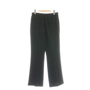 EVERYDAY I LIKE イージーフレアパンツ Back Satin 38 ブラック /DF OS