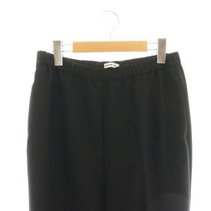 EVERYDAY I LIKE イージーフレアパンツ Back Satin 38 ブラック /DF OS