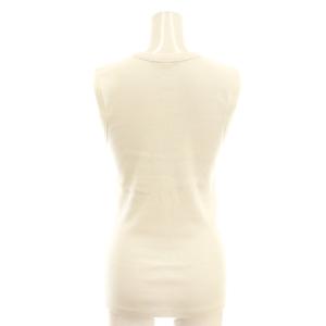 Deuxieme Classe dignity sleeveless プルオーバー カットソー ノースリーブ ホワイト /DF OS