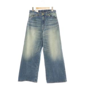 ×ビッグジョン BIGJOHN BAGGY ワイドデニムパンツ ジーンズ MXSR74L M ブルー /ES