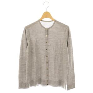 23AW FF30 クルーネックカーディガン ウール グレー /DO OS