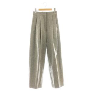 フィービー期 ウール ワイドパンツ 34 グレー