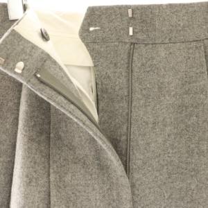 CELINE フィービー期 ウール ワイドパンツ 34 グレー