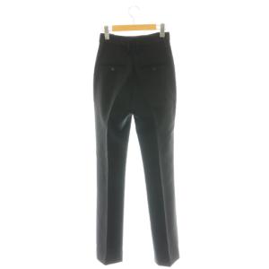 SAINT LAURENT PARIS ウールスラックスパンツ F34 ブラック 698286
