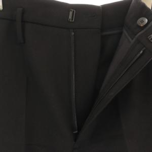 SAINT LAURENT PARIS ウールスラックスパンツ F34 ブラック 698286